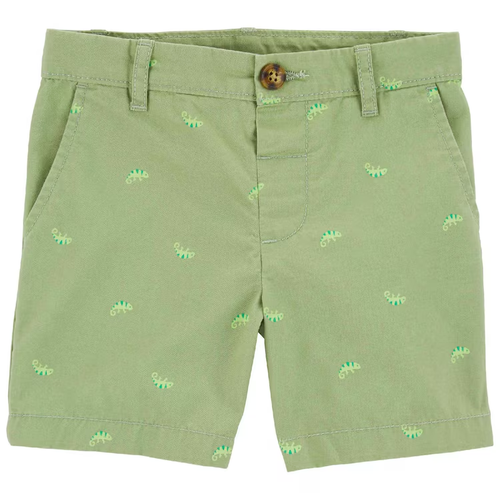 Bermuda sarja infantil camaleão verde | Carter's