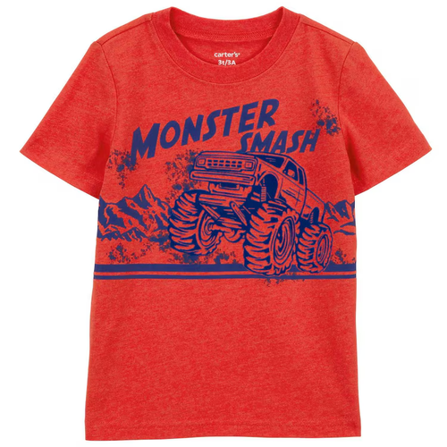 Camiseta infantil monster smash vermelha | Carter's