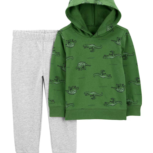Conjunto longo de moletom infantil 2 peças dinossauro multicor | Carter's