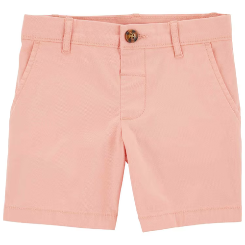 Bermuda sarja infantil com 3 bolsos laranja | Carter's