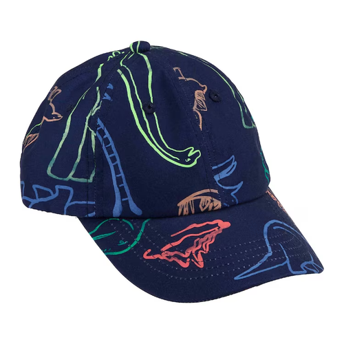 Boné infantil aba curva dinossauros abstratos azul | Carter's