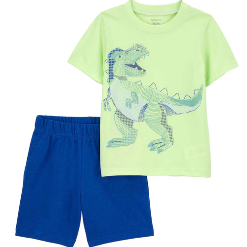 Conjunto curto infantil 2 peças dinossauro multicor | Carter's