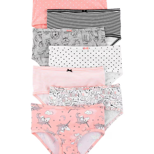 Kit Calcinha 7 Peças Carter's - Multicor